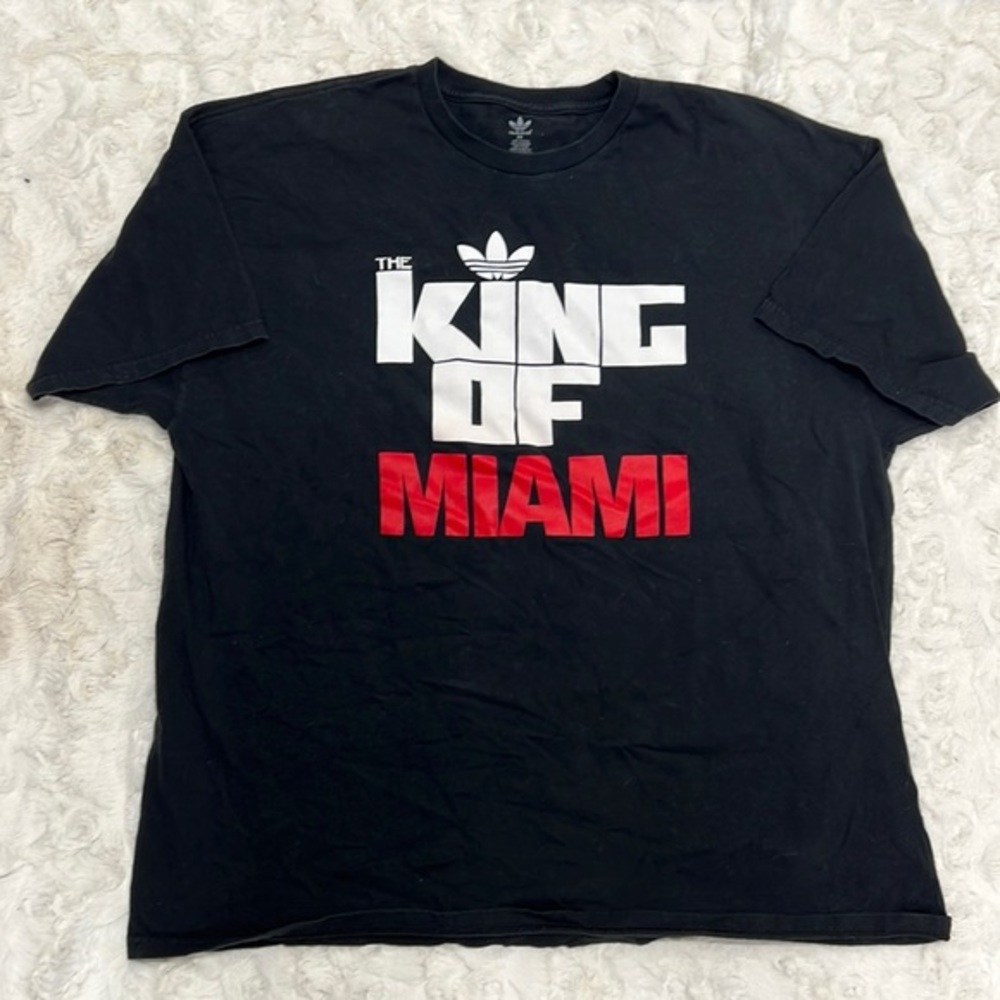 Adidas‎ King of Miami Black T Shirt Sz 2 XL